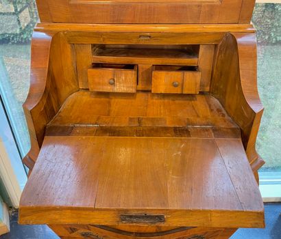 Italian scriban furniture opening with a...
