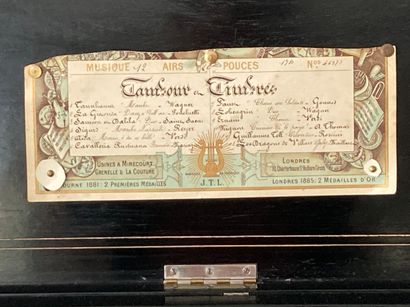 Importante boîte à musique d'époque Napoléon...