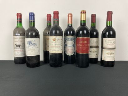 BORDEAUX
Varia de huit bouteilles [altérations,...