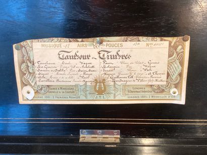 Importante boîte à musique d'époque Napoléon...