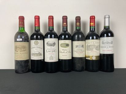BORDEAUX (HAUT-/MÉDOC)
Varia de sept bouteilles...
