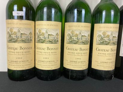 BORDEAUX
Lot de six bouteilles :
- (ENTRE-DEUX-MERS),...