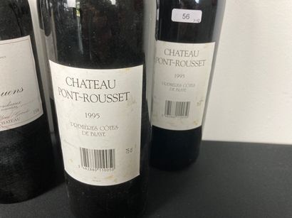 BORDEAUX
Lot de treize bouteilles :
- (PREMIÈRES-CÔTES-DE-BLAYE),...
