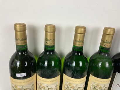 BORDEAUX
Lot de six bouteilles :
- (ENTRE-DEUX-MERS),...