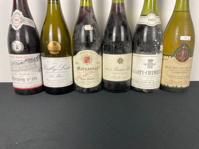 BOURGOGNE
Varia de six bouteilles [altérations,...