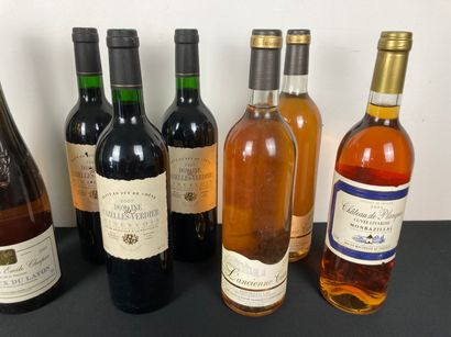 FRANCE
Lot de treize bouteilles :
- LANGUEDOC...