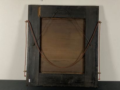 Miroir rectangulaire anversois à moulures...