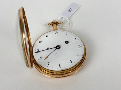 Montre de gousset à sonnerie, boîtier en...