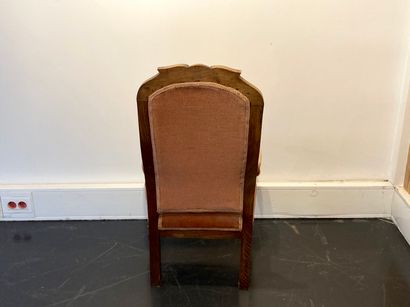 Voltaire d'enfant, XXe, bois mouluré et sculpté,...