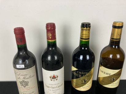 BORDEAUX
Lot de quatre bouteilles :
- (SAINT-ESTÈPHE),...