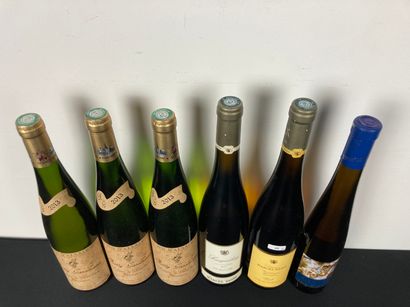 ALSACE
Lot de cinq bouteilles :
- (GEWURZTRAMINER),...