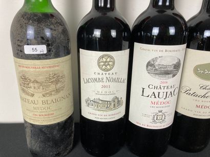 BORDEAUX (HAUT-/MÉDOC)
Varia de sept bouteilles...