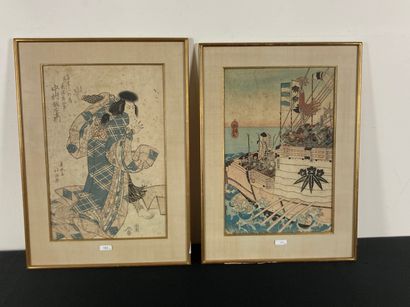 SHUNKŌSAI Hokushū et UTAGAWA Yoshitora
