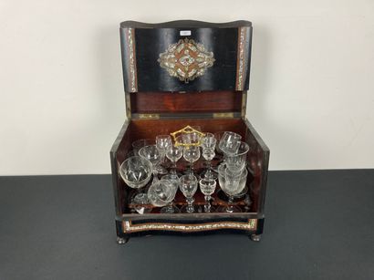 Cave à liqueurs d'époque Napoléon III, seconde...