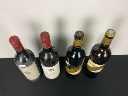 BORDEAUX
Lot de quatre bouteilles :
- (SAINT-ESTÈPHE),...