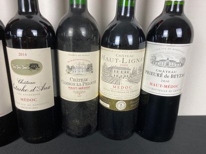 BORDEAUX (HAUT-/MÉDOC)
Varia de sept bouteilles...
