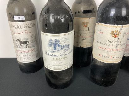 BORDEAUX
Varia de huit bouteilles [altérations,...