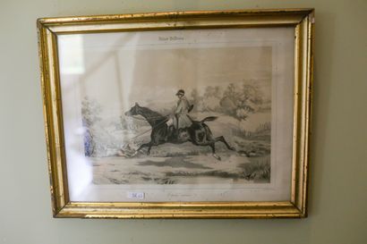 DE DREUX Alfred, paire de lithographies 
