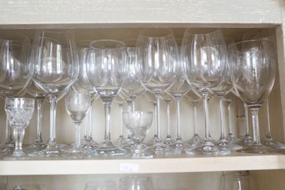 Lot de verres en tout genre (états diver...