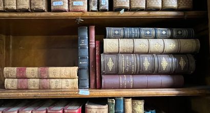 Lot of antique books: Lettres de S. Chantal,...