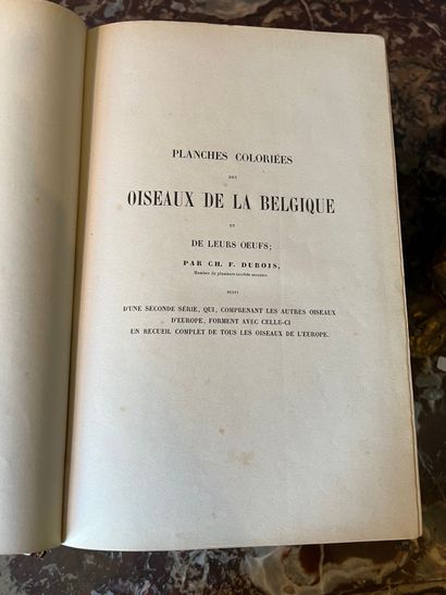DUBOIS Ch. F., XIXème, deux livres 