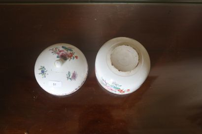 CHINE, COMPAGNE DES INDES, XIXème, pot couvert...