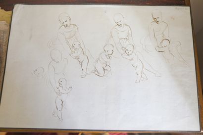Joli lot de qualité de dessins et gravures...