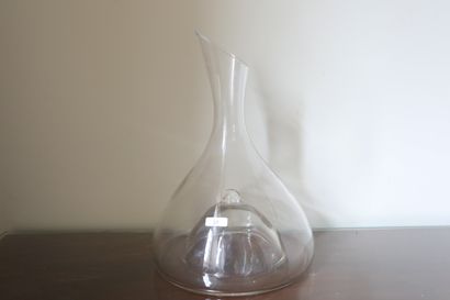 Carafe à décanter le vin en verre, ht 31...