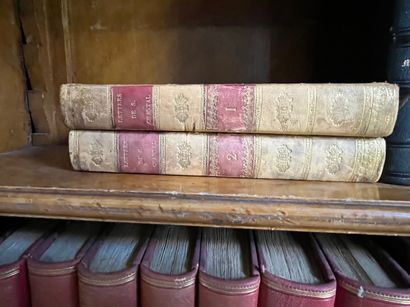 Lot of antique books: Lettres de S. Chantal,...