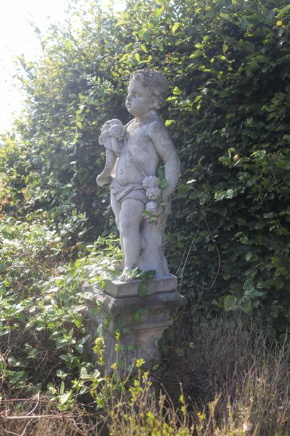Statue en pierre ancienne 