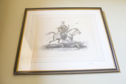 VERNET, paire d'estampes équestres 