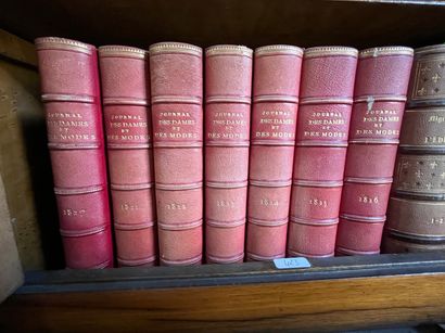 Lot of antique books: Journal des dames et...