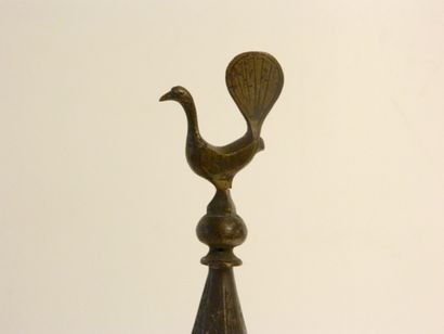 PERSE
Pot-pourri en forme d'épi, XIXe, laiton...