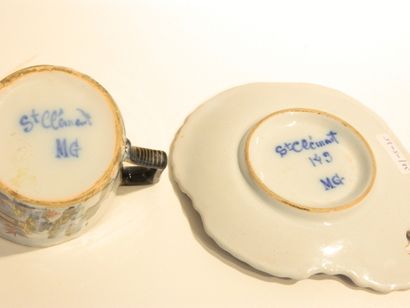 SAINT-CLÉMENT
Tasse et sa soucoupe contournée...