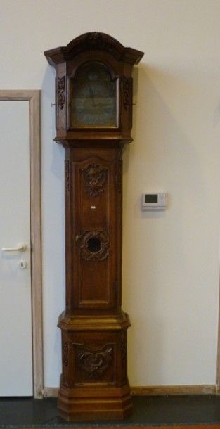 Horloge de parquet d'époque Louis XV, travail...
