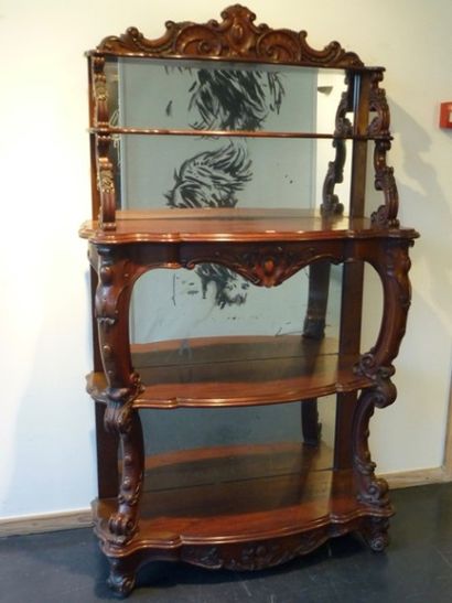 Dressoir d'époque Louis-Philippe à cinq plateaux,...