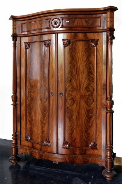 Meuble à hauteur d'appui d'époque Louis-Philippe...