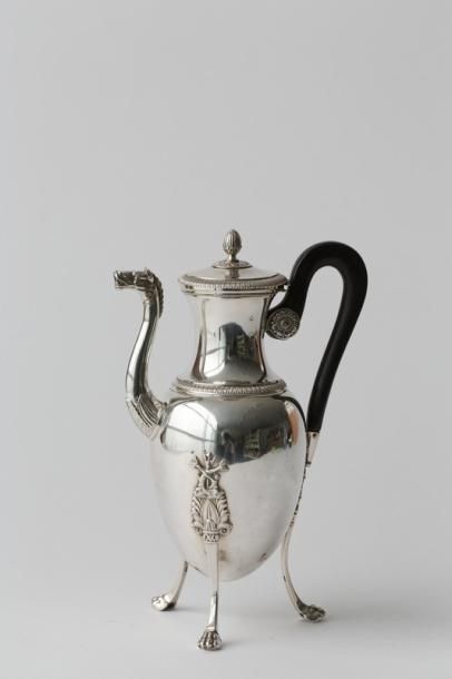 BELGIQUE
Verseuse Empire, 1831-1868, argent...