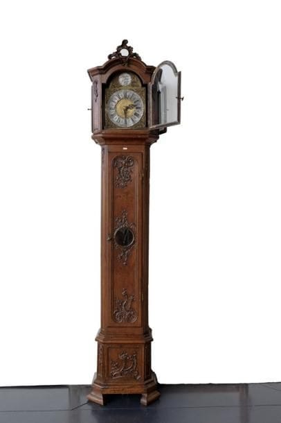 Régulateur de parquet d'époque Louis XV,...