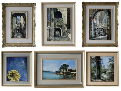 GOFFYN André
Ensemble de six huiles sur toile...