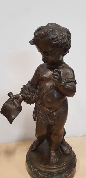 D'après CLODION 

Deux putti formant pendants :...