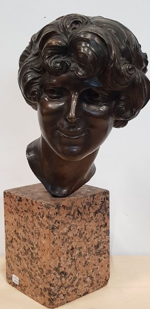 Maurice GUIRAUD -RIVIERE (1881- 1947) 

Tête...