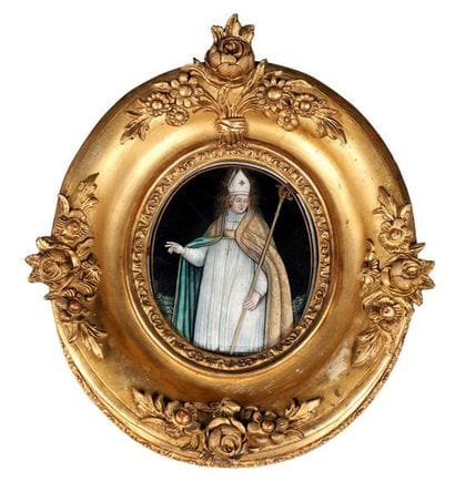 Plaque d’émail du XVIIème siècle

peinte...