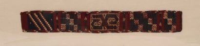 Fragment de textile

A décor de motifs géométriques,...