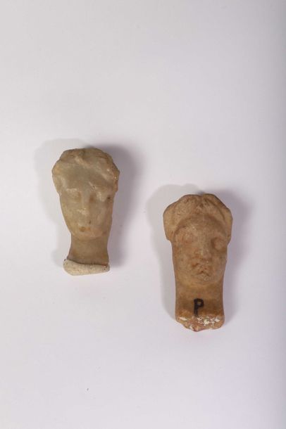 Lot de 2 têtes

Marbre.

Art Romain Tardif,...