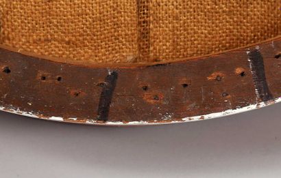Paire de petites chaises en cabriolet en...