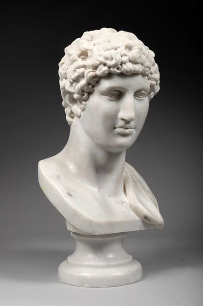 Buste de GIOVANNI ANTINOÜS

Marbre blanc...