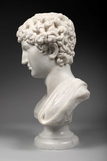 Buste de GIOVANNI ANTINOÜS

Marbre blanc...