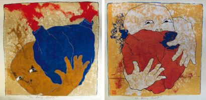 Mark BRUSSE
Heavy Heart (blue) et Heavy heart...