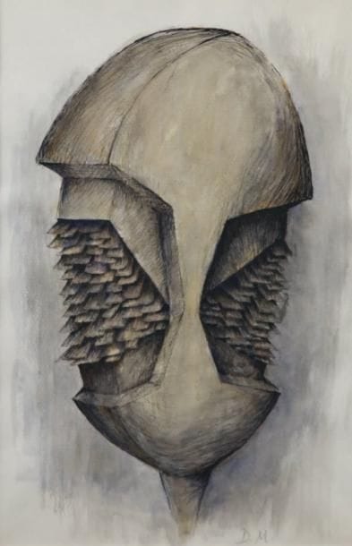 DIETRICH-MOHR
Etude pour Marduk Dessin, encre,...